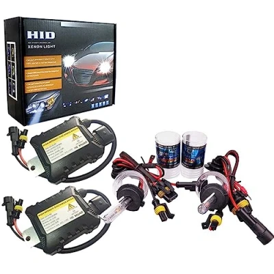 Image de PolarLander 1 Paire CANBUS HID Xenon Kits De Voiture Phare Slim Ballast Xénon Ampoule Conversion H7 Couleur Température 8000 K