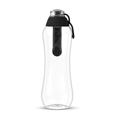 Image de Dafi Gourde Filtrante Soft, 1 Filtre à Charbon Actif 0,5 l Sport Sans BPA Bouteille d&#039;eau Paille de le Chlore et autres contaminants