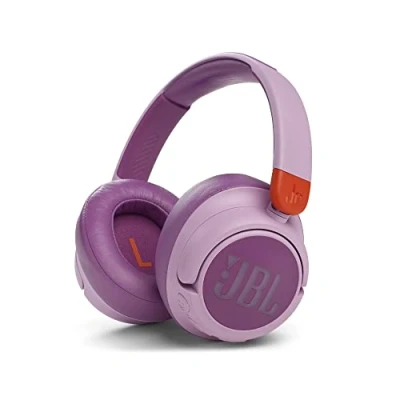 Image de JBL JR 460NC Casque Supra auriculaire sans Fil avec Suppression du Bruit pour Enfants, jusqu&#039;à 30 Heures de Lecture et Son Safe Rose
