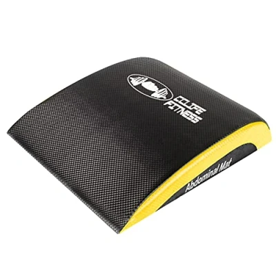 Image de CCLIFE Tapis d&#039;exercice de gymnastique Coussin pour abdominaux, Couleur:Jaune