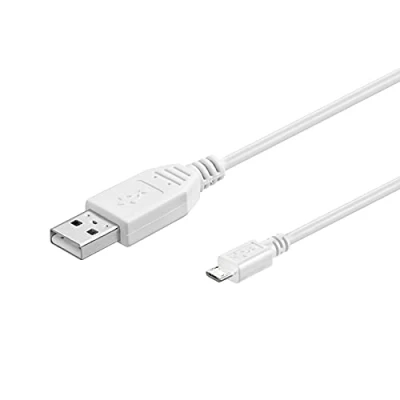 Image de Câble de raccordement USB Manhattan Type A mâle Micro B 1 m Noir