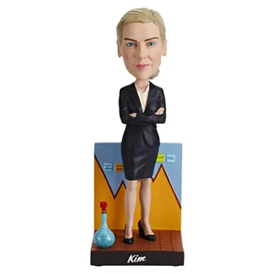 Image de Royal Bobbles Better Call Saul Kim Wexler Bobblehead Figurine réaliste en polyrésine de qualité supérieure, numéro série Unique, détails Exquis