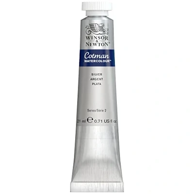 Image de Winsor &amp; Newton Cotman Aquarelle 617 Argent ROW, Tube 8ml