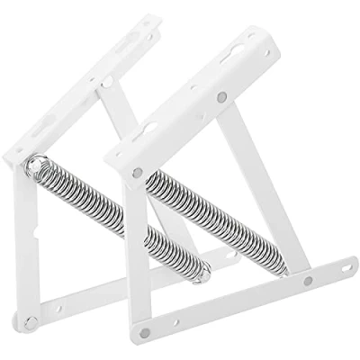 Image de 1 paire de Ferrure lit à ressort avec support volet Charnière pour Lits pliants et meuble coffre angle d’ouverture 63 relevable sommier par SOTECH