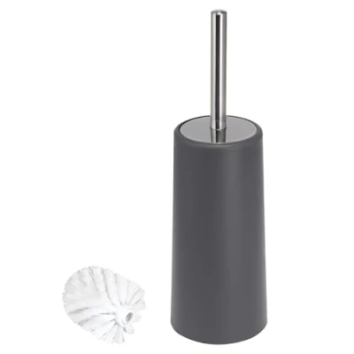 Image de bremermann Brosse WC en Plastique, à Poser (Gris)