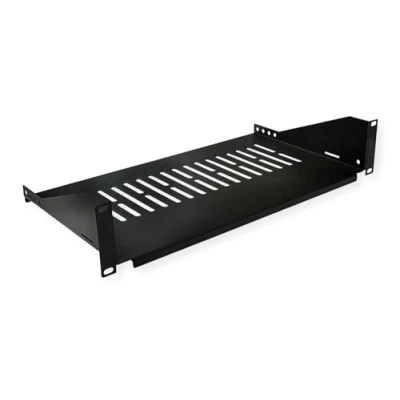 Image de Rack accessoires de baies Value 26990405 Support d&#039;appareils 19&quot;, 485 x 250mm, 2U, Max. 10kg, Noir
