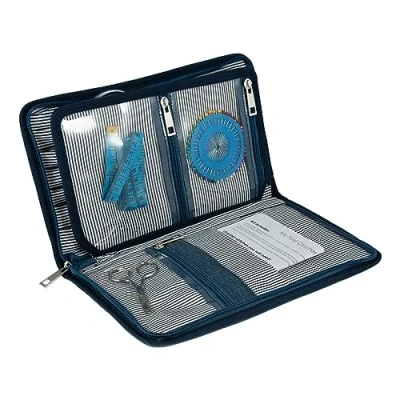 Image de Milward Étui à Aiguilles Interchangeable Uniquement Poches pour épingles, Crochets et Accessoires Rigide Fermeture éclair 100% Coton Denim