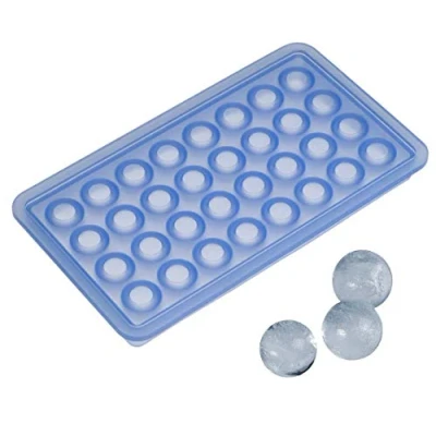 Image de Lurch 10435 Bac à Glaçons Forme de Boule Bleu Glace 20 mm