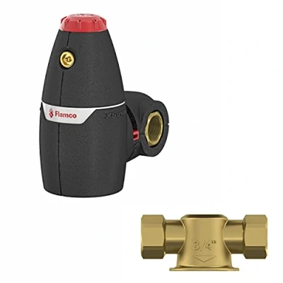 Image de Flamco XStream Vent G 1&quot; M séparateur d&#039;air pour chauffage central à d&#039;air, réduit les pertes de chaleur 11021