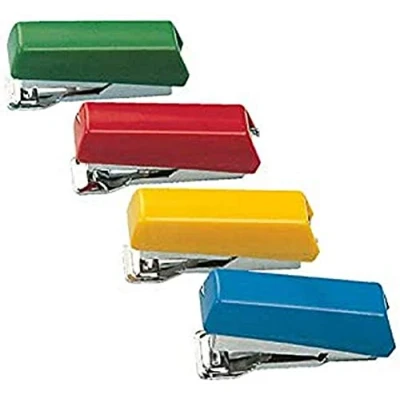 Image de PETRUS 44700 Grapadora modelo Bambina 202 + 1 Caja grapas (pack 20 ud.) colores surtidos