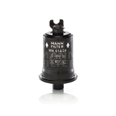 Image de MANN FILTER WK 614/24 x Filtre à Carburant de conduite avec joint d&#039;étanchéite TOYOTA: Corolla V FX Compact, Starlet IV 3/5 portes