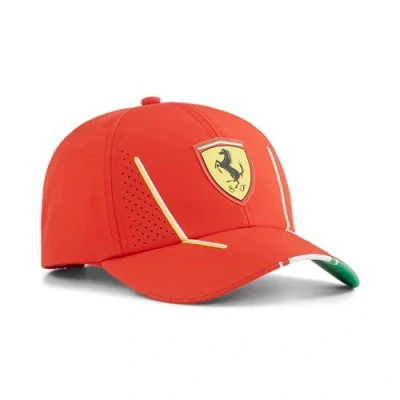 Image de PUMA Casquette d&#039;équipe Scuderia Ferrari 2024 Rouge Brûlé Taille Unique