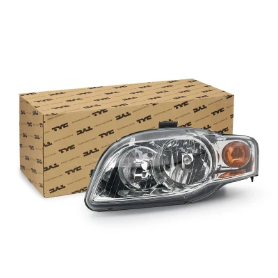 Image de TYC 20 0530 05 2 Phares gauche H7/H7 jaune pour circulation à droite avec moteur électrique AUDI: A4 B7 Avant, Berline, B6/B7 Cabriolet