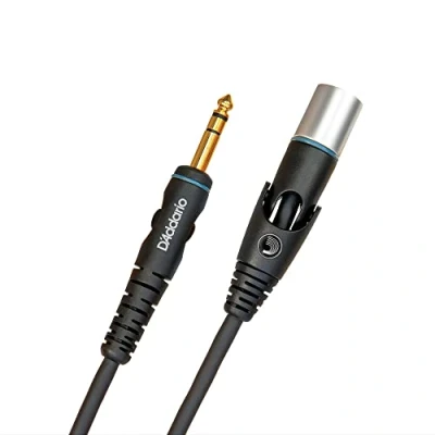 Image de Planet Waves PW GMMS 10 Custom Câble micro XLR mâle vers 1/4&quot; 6 m Noir