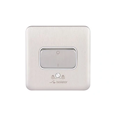 Image de Schneider Electric GGBL1013BMBS Lisse Interrupteur isolant sans vis 10 A 3P Bmb 240 V, argent, GGBL1013WSSS, 240V