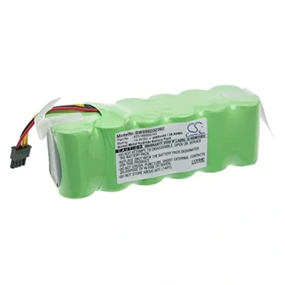 Image de vhbw Batterie Remplacement pour Ariete AT5186005100 aspirateur, Robot électroménager (2000mAh, 14,4V, NiMH)