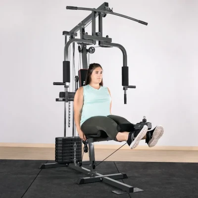 Image de Banc musculation FITFIU FITNESS GYM 100 Poids intégrés 44kg Charge max 80kg Poid utilisateur 120kg