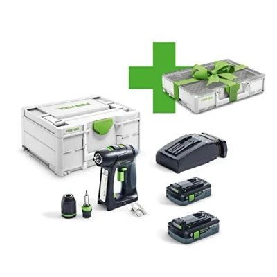 Image de Perceuse visseuse sans fil Festool C 18 HPC 4,0 I Plus V 4 Ah Professionnelle