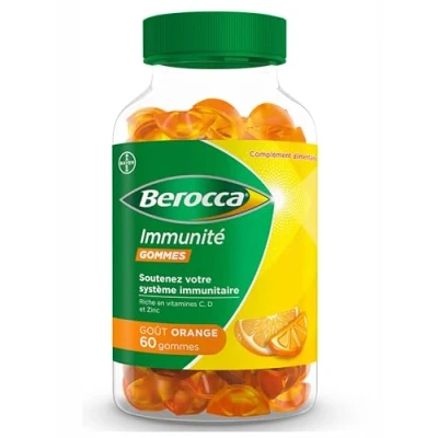 Image de Berocca® Immunité gommes Multivitamines et minéraux Soutient le système immunitaire au quotidien