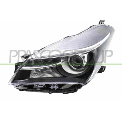 Image de PRASCO TY3294904 Phares gauche HIR2 noir avec projecteurs directionnels sans commande pour correcteur de site projecteur
