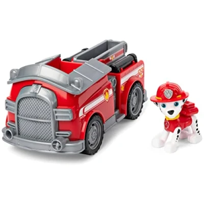 Image de LA Pat&#039; Patrouille VÉHICULE + Figurine MARCUS Véhicule de 15 cm Avec 1 À Collectionner Paw Patrol 6061798 Jouet Enfant 3 Ans et