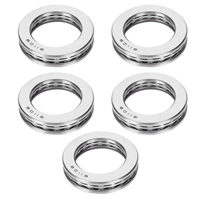 Image de 5 pièces 51108 roulement de butée à billes axiale avion haute précision simple colonne rondelle roulements industriels faible bruit 40x60x13mm