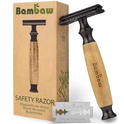 Image de Rasoir de sécurité classique Bambaw Foncé