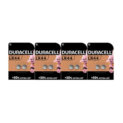 Image de 8 x Duracell LR44 A76 V13GA 76A (4 ampoules de 2 batteries) piles