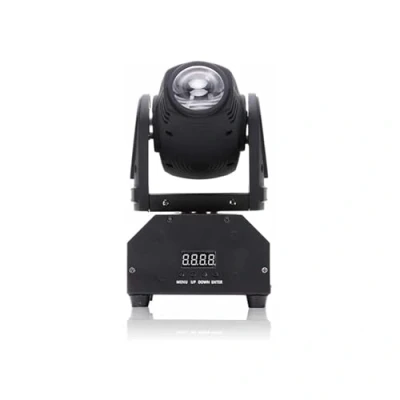 Image de Ibiza LMH250 RC Mini Lyre Beam à LED 4 en 1 10 W Noir