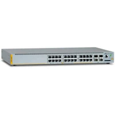 Image de Allied Telesis AT x230 28GP 50 Géré L3 Gigabit Ethernet (10/100/1000) Connexion Ethernet, supportant l&#039;alimentation via ce port (PoE) Gris Neuf