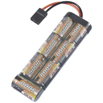 Image de Reely Pack de Batterie (NiMh) 8.4 V 5000 mAh Nombre cellules: 7 Sub C Stick fiche Traxxas mâle