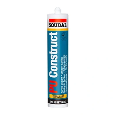 Image de PU Construct Extra Fast Colle de construction à base Soudal 310 ml