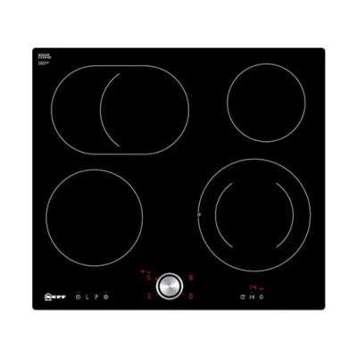 Image de Plaque de cuisson en vitrocéramique Neff T16TT76N0 marque Ceran, 60,60 cm, noire TwistPad Montage affleurant Noir