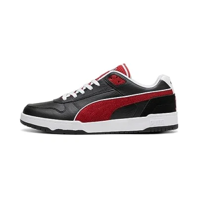 Image de Puma Unisex Adults Rbd Game Low Retro Club Sneakers, White Black Red, 36 EU
