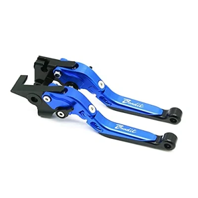 Image de Machine Leviers De Frein Moto pour GSF 600 Bandit GSF600 1995 2003 Accessoires CNC d&#039;embrayage Pliants Extensibles Réglables (Color : J)