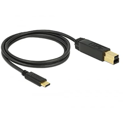 Image de DeLOCK 83675 câble USB 1 m 3.2 Gen 2 (3.1 2) C B Noir