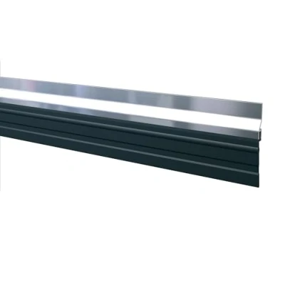 Image de Bas de porte garage à grande bavette ADS GL 250cm noir ELLEN 0301003D