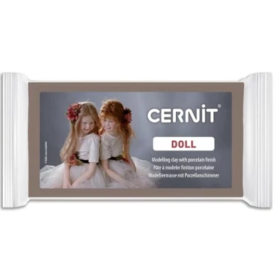 Image de CERNIT CE0950500808C Un Pain de Pâte Polymère Translucide DOLL à Modeler Cuire Couleur nougat Bloc 500 g