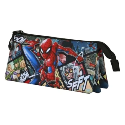 Image de Trousse à crayons Marvel Spiderman Panels Multicolore Taille Unique Ripstop