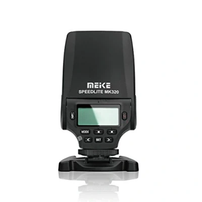 Image de Meike MK320N Speedlite Flash TTL Fit Most of Nikon Mirrorless DSLR and Hot Shoe Camera D3 D3X D4 D4S D60 D70S D80 D90 D300S D600 D610 D700 D800 D800E D3000 D3100 D5000 D5100 D7000 D7100 etc