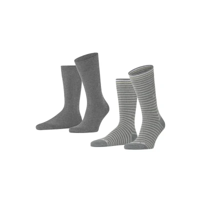 Image de Burlington 2ER PACK Chaussettes, Homme, Taille: 41 46, Grau