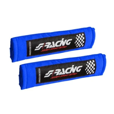Image de Simoni Racing CC2/B V Coussinet de ceinture Bleu, noir Microfibre