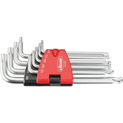 Image de VIGOR V4708 Kit de tournevis 9 Torx intérieur dans support plastique