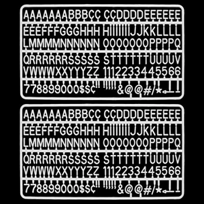 Image de Message Sign Felt Letter Board, Tableau à lettres en feutre Chiffres Symboles Alphabets Matériau plastique for tableaux interchangeables Tuteu
