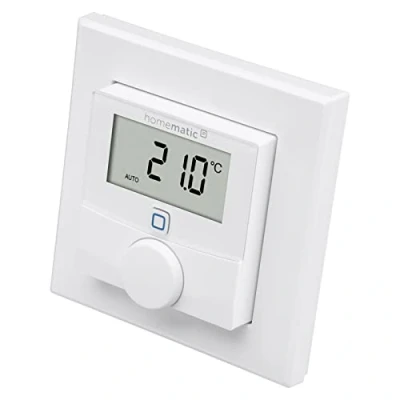Image de Homematic IP 143159A0A Thermostat Mural avec Capteur d’humidité de l’air Blanc