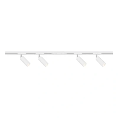 Image de Briloner Système de lampes LED sur rail 230 V, blanc, 4 spots LED, longueur 1,5 m
