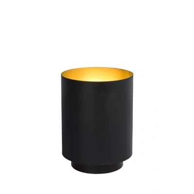 Image de Lucide 45588/01/30 Lampe de Table, Métal, 40 W, Noir, Or Mat/Laiton