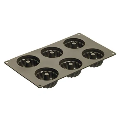 Image de Lurch 85029 FlexiForm Moule à Kouglof Mini 6 Fois Marron