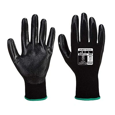 Image de Portwest Gant Dexti Grip, Couleur: Noir, Taille: L, A320BKRL