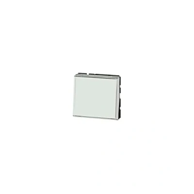 Image de Legrand 077043L Poussoir ou Inverseur, Porte étiquette Mosaic Easy led, 2 Modules, 6A, 250V, Blanc Antimicrobien
